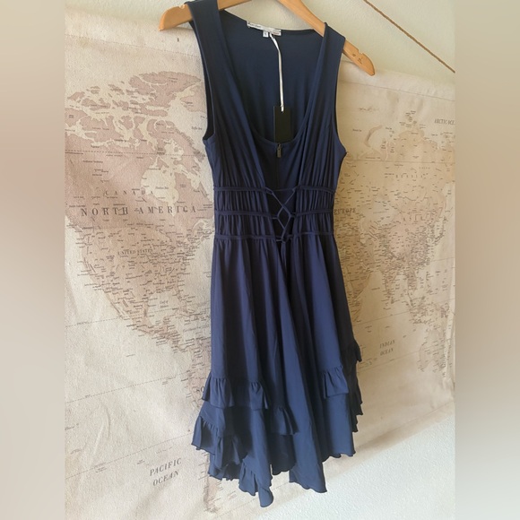 🆕Sun Light Paris Tank Tunic Size 1 (XS) NWT 249$ Blue - Picture 2 of 10